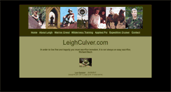 Desktop Screenshot of leighculver.com