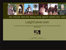 Tablet Screenshot of leighculver.com